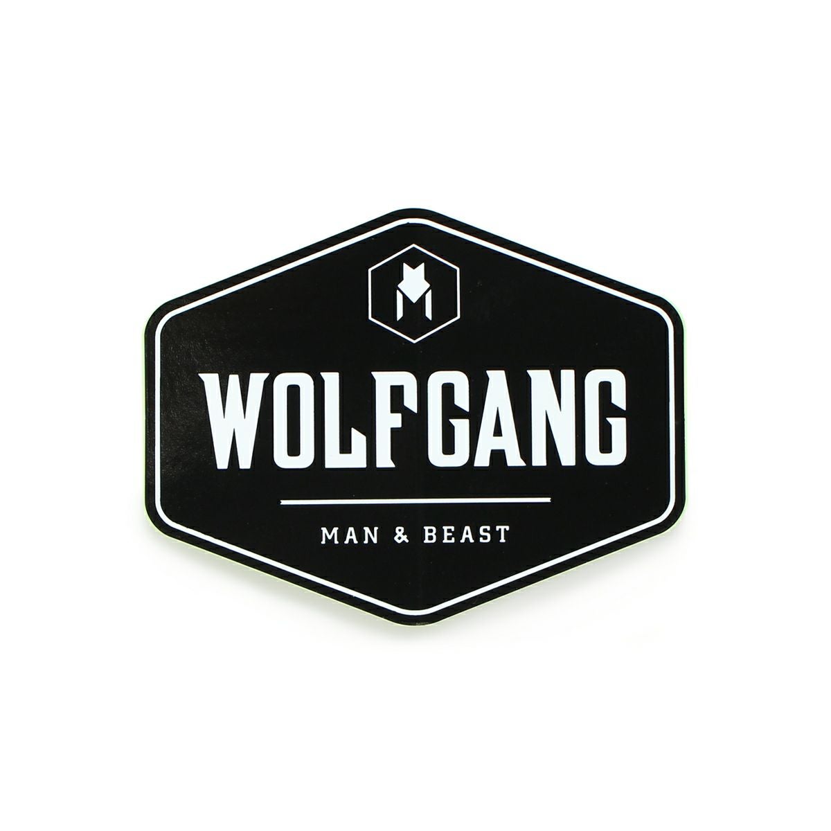 HexLogo BLACK STICKER x 2枚 | WOLFGANG