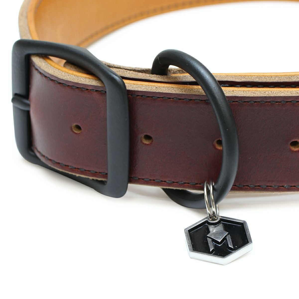 Horween LEATHER COLLAR ( XL size ) | WOLFGANG